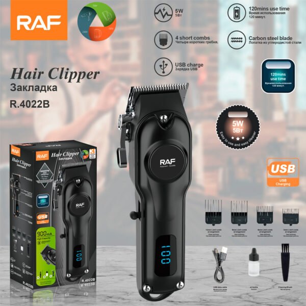RAF Multifunctional Rechargeable Hair clipper.